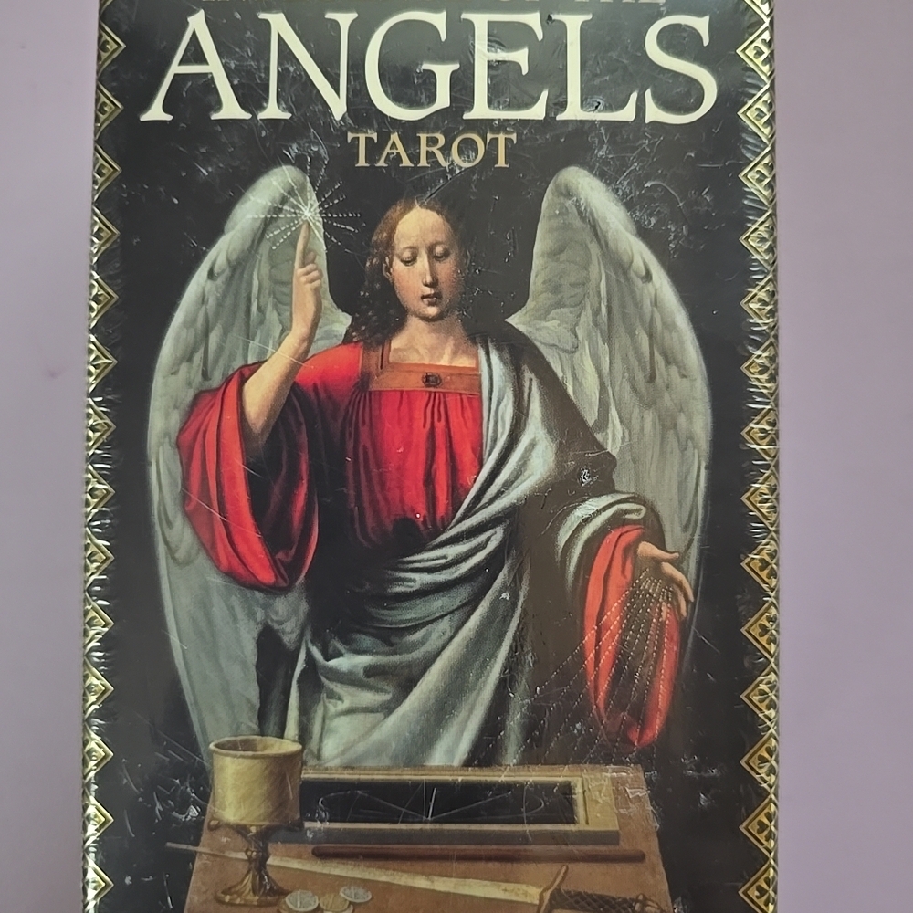 Angels Tarot Card Deck - Red and Gray